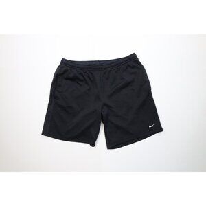 Vtg Y2K Nike Mens Large Travis Scott Mini Swoosh Above Knee Thermal Knit Shorts
